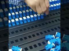 1/2/3U 19 İnç Tam Yüklü Slayt Raylı Raf Montaj PatchPanel