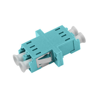 LC OM3 DX Welding Symmetry-type Fiber Optic Adapter with Flange - ≤ 0.2dB Alternating Loss, Ceramic or Metal Sleeve, Wide Operating Temperature