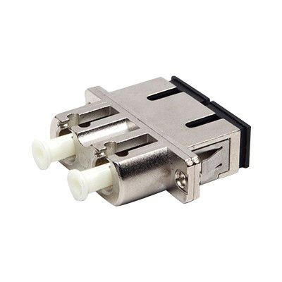 SC-LC DX Hybrid Fiber Optic Adapter Coupler with Ceramic or Metal Sleeve for Wide Temperature Range (-40 to +85℃)