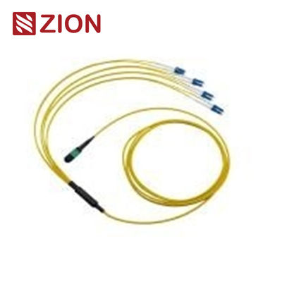 8 Fibers Single mode MTP-LC Fiber Optic Cable 2.0mm Straight Harness for High-Density Data Centers