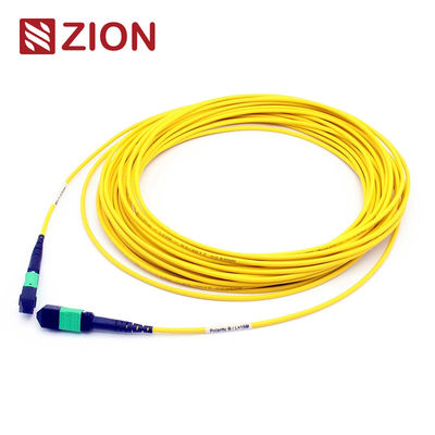 24 Fibers MTP Patch Cord Female To Female Singlemode 3.0mm LSZH