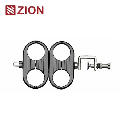 1-1/4" Flat Drop Cable Clamp 2 Way For FTTH