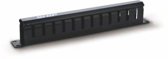 1U/2U Capacity Cable Manager with SPCC Cold Rolled Steel and Black Color for Rack Cable Management in Data Centers