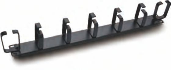 1U/2U Capacity Cable Manager with SPCC Cold Rolled Steel and Black Color for Rack Cable Management in Data Centers
