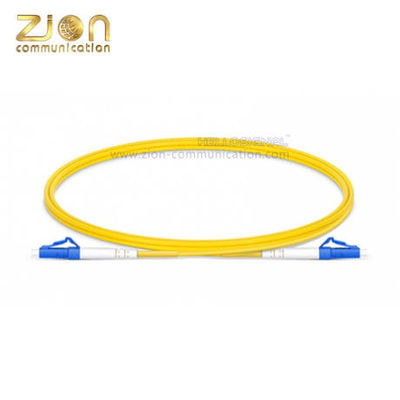 LC UPC to LC UPC Simplex G.652.D Single Mode Fiber Optic Patch Cord with 2.0mm PVC Jacket