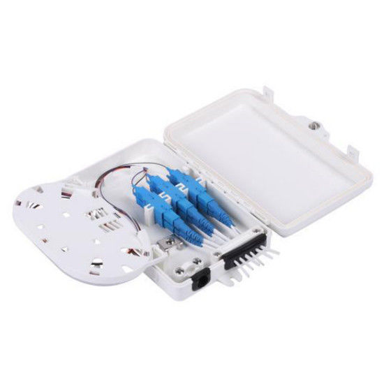 6 Cores Fiber Optical Terminal Box with ABS+PC Material and IP55 Protection for Fttx Network