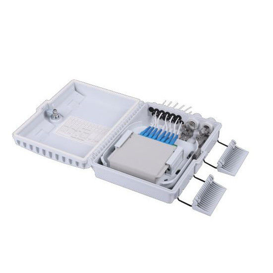 8 Core Fiber Optical Terminal Box with ABS+PC Material and IP55 Protection for Fttx Networks