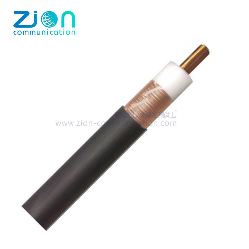 1-1/4 Inches Radiating Cable Smooth Copper Leaky Feeder Cable for Wireless Mobile Communication
