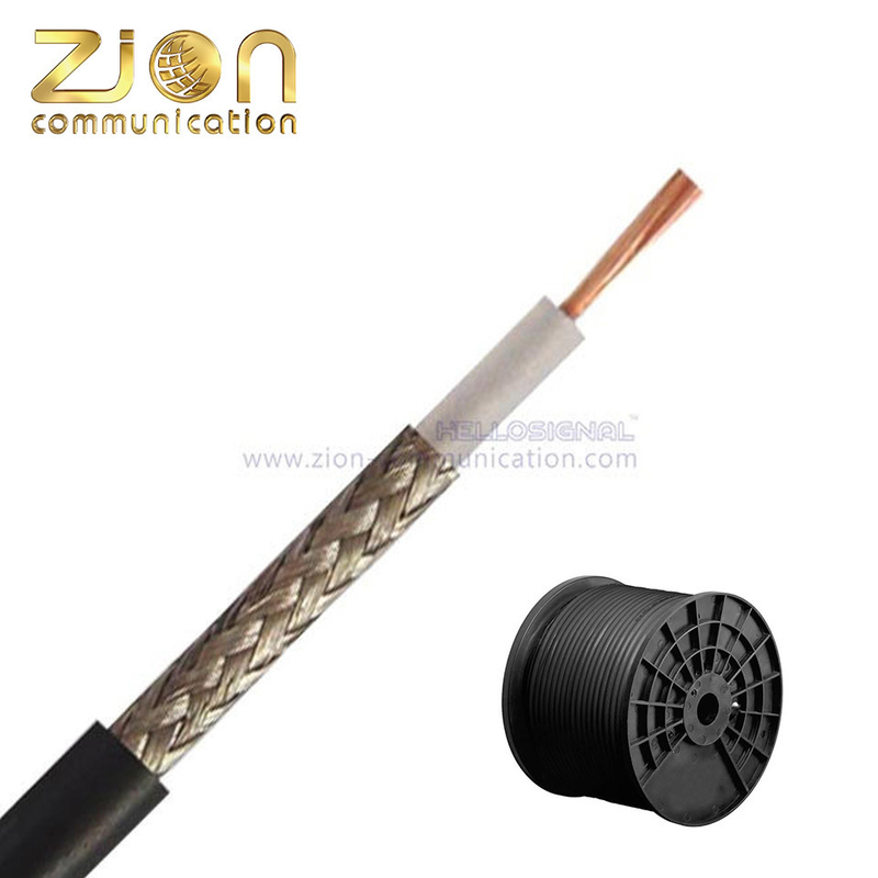 RG8X 19×0.287mm Copper Inner Conductor, 95% Coverage TCCA with PVC coaxial cable