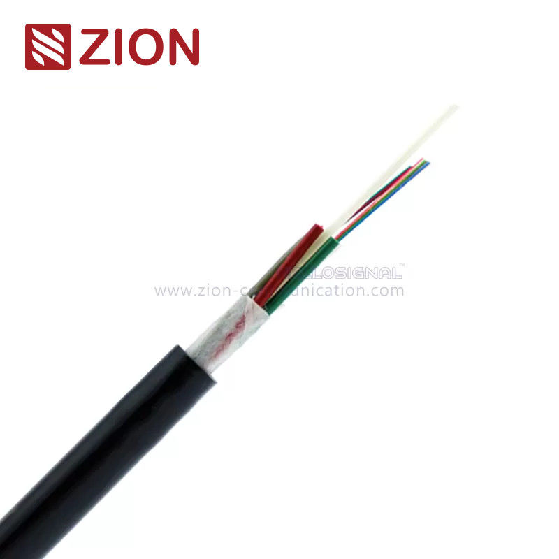 Ducted  or Aerial GYFTY Stranded Loose Tube Fiber Optic Cable With PE Sheath