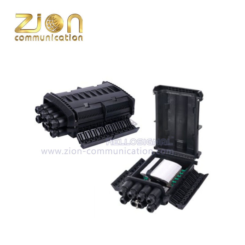 144 cores Fiber Terminal Box Waterproof PP+Fiberglass Fiber Optic Distribution Box for PLC Splitter