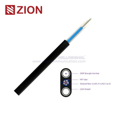 FDC FTTH Optik Düz Bırakma Kablosu Merkezi Tüp 3.0x6.0 LSZH