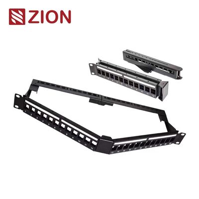 1U 24 Bağlantı Noktalı Korumasız Katlanır Boş Patch Panel